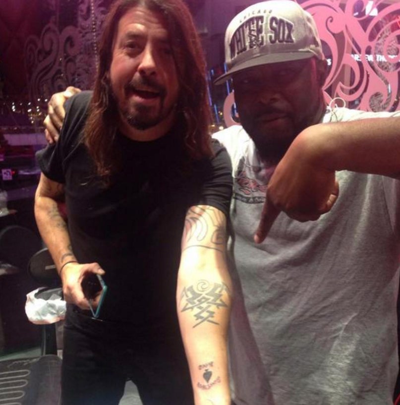 Lemmy Kilmister dead: Dave Grohl got an 'Ace of Spades' tattoo to honour Motorhead frontman
